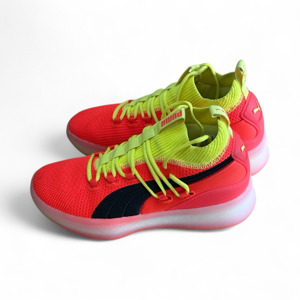 Puma Men Clyde Court Disrupt Blast AYTON BASKETBALL Shoes Sneakers 191715-02 Sz6